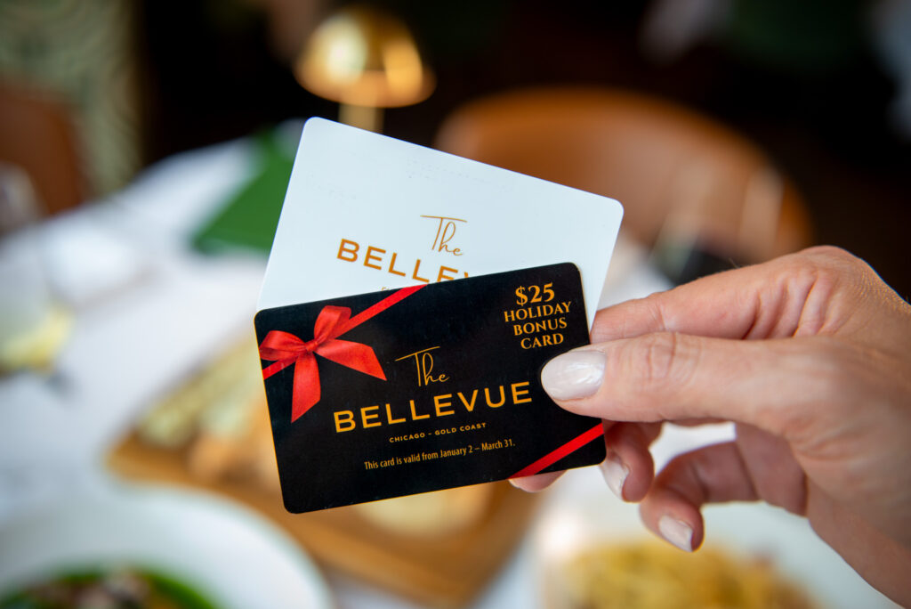 The Bellevue Chicago’s Holiday Gift Card Promotion: Buy $100, Get a $25 Bonus